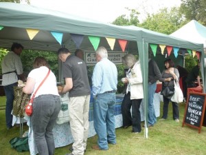 The Dorset game larder busy at the stall